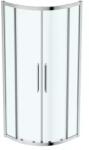 Ideal Standard Cabina de dus semirotunda Ideal Standard i. life cu 2 usi culisante 80x80 argintiu (T4933EO)