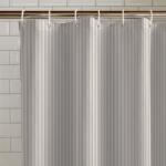 Catherine Lansfield Perdea de duș 180x180 cm Timeless Stripe - Catherine Lansfield Perdea de dus