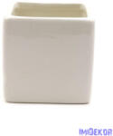  Kerámia kocka kaspó 6cm