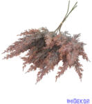  Bolyhos műzöld csokor 41cm 3322 - Rozsda