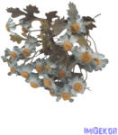  Antik színű őszi kis csokor 26cm - Szürke