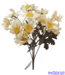  Antik színű kis csokor 28cm - Törtfehér