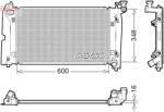 DENSO Radiator, racire motor DENSO DRM50111 (DRM50111)