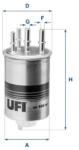 UFI filtru combustibil UFI 24.190. 00 (24.190.00)