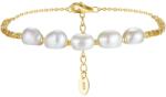 BeSpecial Bratara argint 925 placata cu aur 14K cu perle naturale (BRR27)
