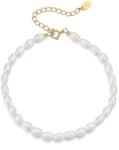BeSpecial Bratara argint 925 placata cu aur 14K cu perle naturale (BRR36)