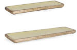 Bizzotto Set 2 tavi lemn mango email verde Thara 38x12x2h, 46x15x2h (0550936) Tava