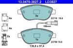 ATE set placute frana, frana disc ATE Ceramic 13.0470-3827.2 (13.0470-3827.2)