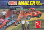 AMT 1953 FORD PICKUP MODIFIED STOCKER HAULER GULF 1: 25 autó makett AMT1310