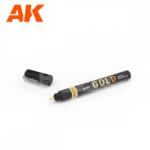 AK Interactive AK-Interactive - METALLIC LIQUID MARKER - GOLD - Arany színű marker makettezőknek AK1301