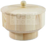 Pentacolor Kft Fa kerek fedeles doboz 11x9x7 cm - 12898