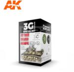 AK Interactive US TANK COLORS EUROPE 1944-45 festékszett AK11675