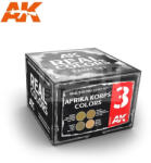 AK Interactive - REAL COLORS AFRIKA KORPS COLORS SET - festékszett RCS003