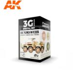 AK Interactive BUNDESWEHR DESERT CAMOUFLAGE COLORS festékszett AK11666