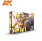 AK Interactive NMM (NON METALLIC METAL) GOLD festék szett AK11606