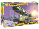 Zvezda Military Ballistic Missile Launcher 'Topol' makett 1: 72 (5003Z)