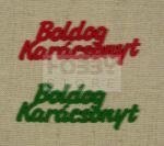 Pentacolor Kft Filc felirat Boldog Karácsonyt 2 db (zöld-piros) 26169