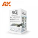 AK Interactive US Air Force European I Camo Colors 1980s festék szett AK11749