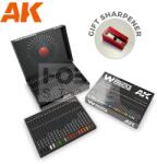 AK Interactive AK-Interactive Weathering Pencil - DELUXE EDITION BOX akvarell ceruza szett 37 darabos - AK10047