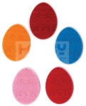 Pentacolor Kft Filcfigura - Tojás gravírozott (5 db/cs, átm. kb. : 6 cm) 23246