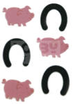 Pentacolor Kft Filcfigura - Malac + patkó (6 db/cs, átm. kb. : 5 cm) 23224