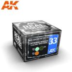 AK Interactive - REAL COLORS LUFTWAFFE TROPICAL COLORS 1942-1944 - festékszett RCS033