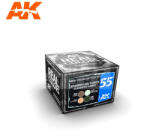 AK Interactive - REAL COLORS SPANISH AIR FORCE (LAGARTO CAMO) - festékszett RCS055