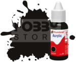 Humbrol No 85 Black - Satin - 14ml akrilfesték DB0085