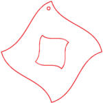 Pentacolor Kft Fafigura, 6 db/csomag - füli alap 228 - 22989