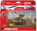 Airfix - Starter Set -Sherman Firefly harcjármű makett 1: 72 (A55003)