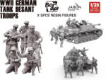 Border Model WW2 German Tank Desant Troops makett 1: 35 (BR005)