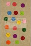Pentacolor Kft Filcfigura - Gomb alakú filcfigura /2 cm/ (18 db/cs) 27473
