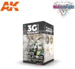 AK Interactive WARGAME COLOR SET-BONES AND SKELETONS festék szett AK1069