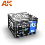 AK Interactive - REAL COLORS RAF FIGHTERS 1950S - festékszett RCS043