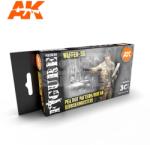 AK Interactive PEA DOT PATTERN/DOT44 (ERBSENMUSTER) festékszett AK11623