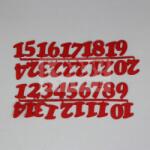 Pentacolor Kft Filc számok Advent (1-24) Piros 29219