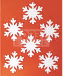 Pentacolor Kft Filcfigura - Hópehely, hagy. (6 db/cs, átm. kb. : 6 cm) 23254