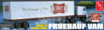 AMT FRUEHAUF 40′ SEMI TRAILER (MILLER BEER) 1: 25 autó makett AMT1234