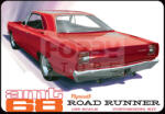 AMT 1968 PLYMOUTH ROAD RUNNER CUSTOMIZING KIT 1: 25 autó makett AMT1363