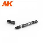 AK Interactive AK-Interactive - METALLIC LIQUID MARKER - CHROME - Króm színű marker makettezőknek AK1302