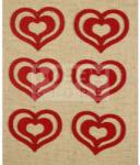 Pentacolor Kft Filcfigura - Szív közepes D (6 db/cs) 27339