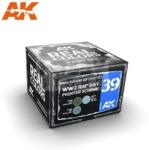 AK Interactive - REAL COLORS WW2 RAF DAY FIGHTER SCHEME - festékszett RCS039