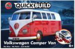 Airfix - QUICKBUILD VW Camper Van red autó makett (J6017)