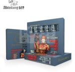 Abteilung 502 - INTENSE RED COLORS SET - sűrű akrilfesték szett 6X20ml ABT1167