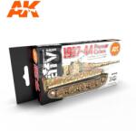 AK Interactive 1937-44 PANZER COLORS festékszett AK11656