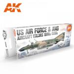 AK Interactive US AIR FORCE & ANG AIRCRAFT COLORS 1960S-1980S festék szett AK11747