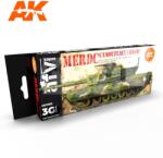 AK Interactive MERDC CAMOUFLAGE COLORS festékszett AK11653