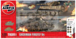 Airfix - Starter Set - Classic Conflict Tiger 1 vs Sherman Firefly harcjármű makett 1: 72 (A50186)