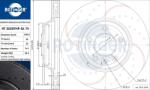 ROTINGER Disc frana ROTINGER GRAPHITE DRILLED & SLOTTED PLUS RT 20207HP-GL T5 (RT 20207HP-GL T5)