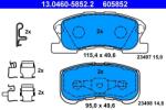 ATE set placute frana, frana disc ATE 13.0460-5852.2 (13.0460-5852.2)